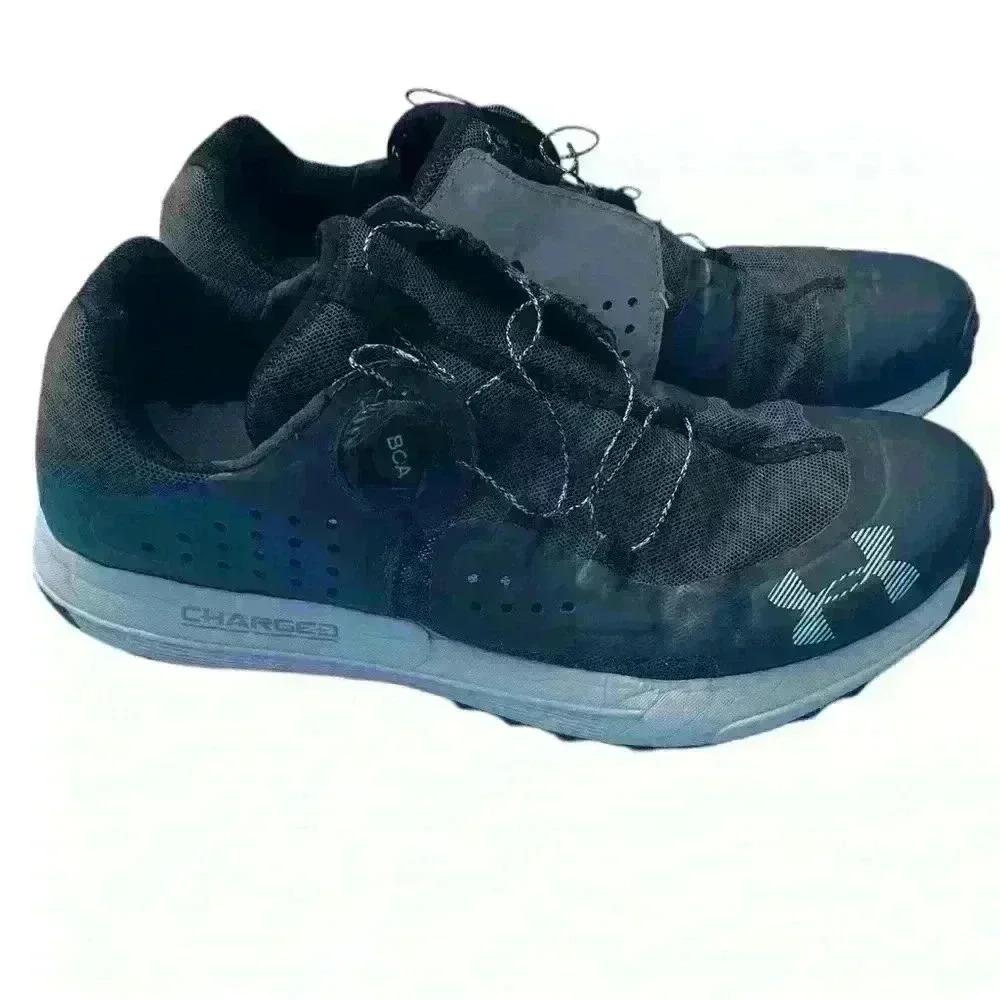 UNDER ARMOUR WOMENS TENNIS SHOE BLACK UA SYNCLINE BOA, 3021374-101 Sz 10